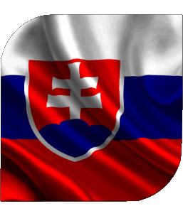 Square Slovakia Europe Flags 