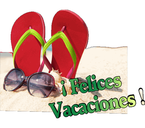 08 Fond Transparent Felices Vacaciones Espagnol Messages 