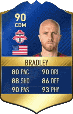 Michael Bradley U S A F I F A - Giocatori carte Videogiochi Multimedia 