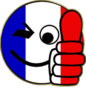 Smiley - OK National France Drapeaux 