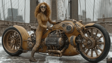 Epic Steampunk Vehicule I.A Mix Humour - Fun 