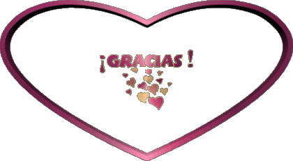 Coeur Gracias Espagnol Messages 