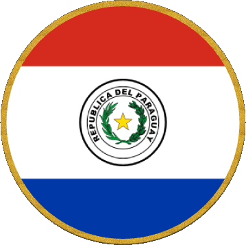 Rond Paraguay Amériques Drapeaux 