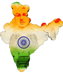 Map India Asia Flags 