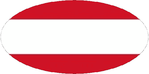 Oval Austria Europe Flags 