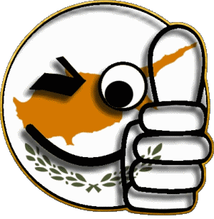 Smiley - OK Cyprus Europe Flags 