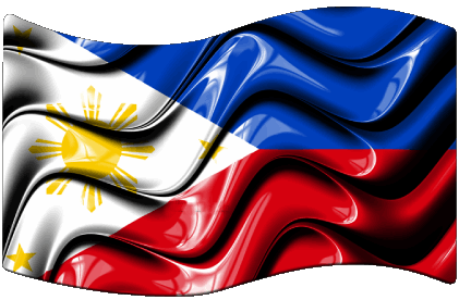 Rectángulo Filipinas Asia Banderas 