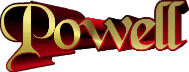 Powell P MASCULINO - UK - USA - IRL - AUS - NZ Nombre 