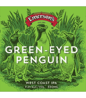 Green Eyed Penguin-Green Eyed Penguin Emerson's Neuseeland Bier Getränke 