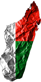 Carta Geografica Madagascar Africa Bandiere 
