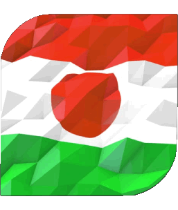 Platz Niger Afrika Fahnen 