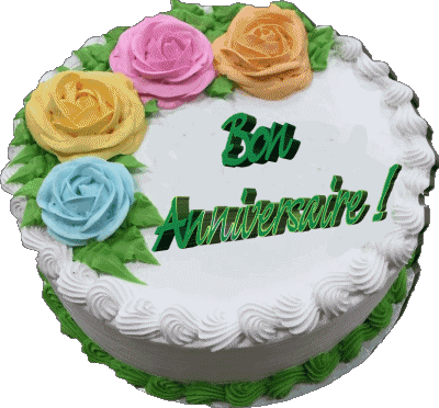 007 Gateaux Bon Anniversaire Francese Messagi 