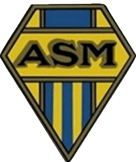 1930 - 1970-1930 - 1970 Clermont Auvergne ASM France Rugby Club Logo Sports 