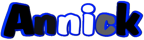 GIF Annick A FEMININE - France First Name - Signature