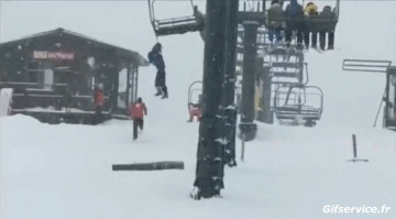 Aufzüge Ski Sport Humor -  Fun 