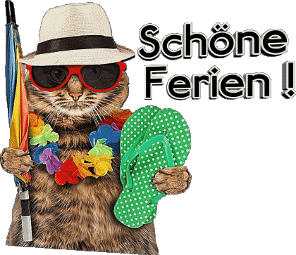 30 Transparent Background Schöne Ferien German Messages 