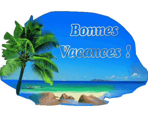 17 Sfondo trasparente Bonnes Vacances Francese Messagi 