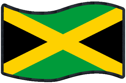 Rectangle Jamaïque Amériques Drapeaux 