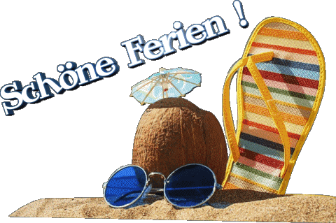 14 Transparent Background Schöne Ferien German Messages 