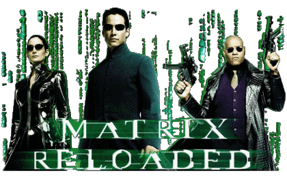 02 Reloaded Logotipo Francés Matrix Películas Internacional Multimedia 