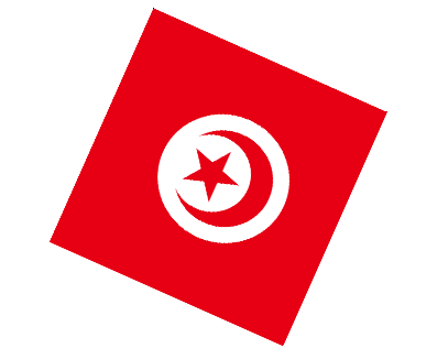 Sphere - Cube Tunisia Africa Flags 
