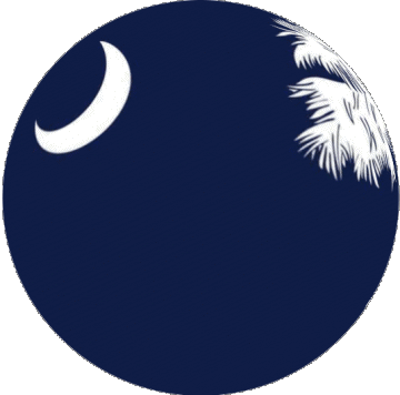 Sphere - Cube Caroline du Sud U.S.A - Etats Amériques Drapeaux 