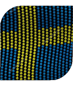 Quadrato Scamosciato Europa Bandiere 