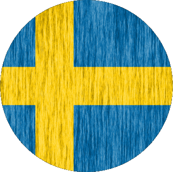 Rond Suède Europe Drapeaux 