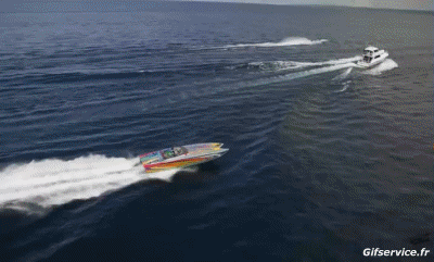 Offshore Power Boat Boats Transport Humor -  Fun 