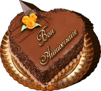 002 Gateaux Bon Anniversaire Französisch Nachrichten 