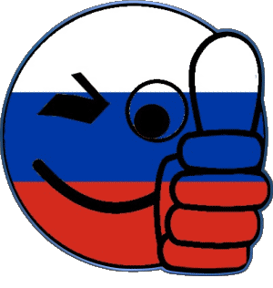 Smiley - OK Rusia Europa Banderas 