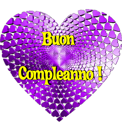 008 Cuore Buon Compleanno Italiano Messagi 