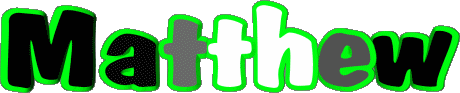 Matthew M MASCULINE -  UK - USA - IRL - AUS - NZ First Names 