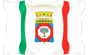 Ondulación Puglia Italia Europa Banderas 