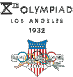 Los Angeles 1932-Los Angeles 1932 Histoire Logo Jeux-Olympiques Sports 