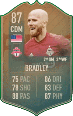 Michael Bradley U S A F I F A - Jugadores  cartas Vídeo Juegos Multimedia 