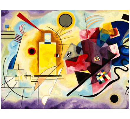 Wassily Kandinsky Künstler Maler Humor -  Fun 