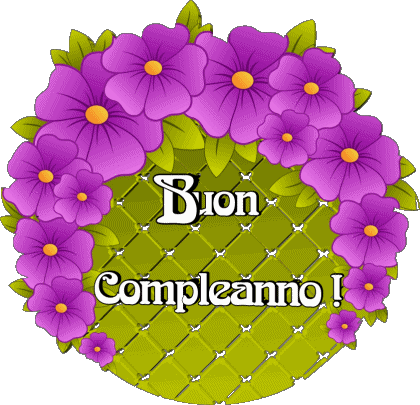 019 Transparent Background Floreale Buon Compleanno Italian Messages 