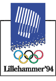 1994-1994 Histoire Logo Jeux-Olympiques Sports 