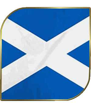 Square Scotland Europe Flags 