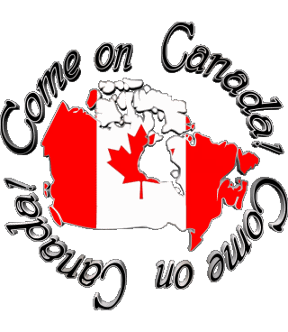 Map - Flag Come on Canada Anglais Messages 
