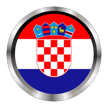 Round - Rings Croatia Europe Flags 