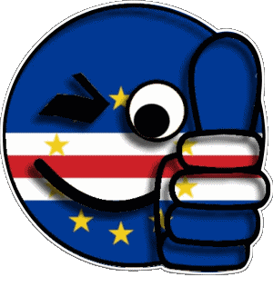 Smiley - OK Cap Vert Afrique Drapeaux 