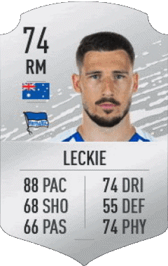 Mathew Leckie Australie F I F A - Joueurs Cartes Jeux Vidéo Multi Média 