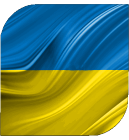 Carré Ukraine Europe Drapeaux 