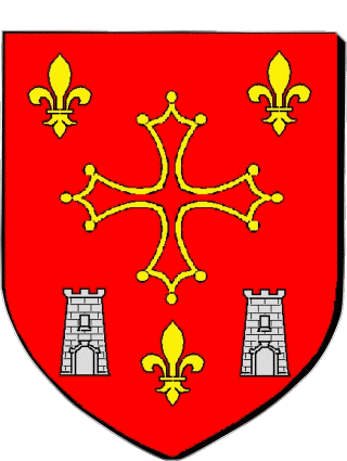 Blason-Blason VERDUN SUR GARONNE 82 Départements - Villes France Drapeaux 