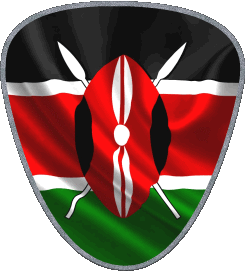 Forma 01 Kenia África Banderas 