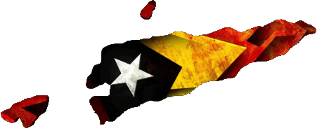 Carta Geografica Timor Est Asia Bandiere 