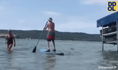 Caídas - Fail Paddle Deportes Humor - Fun 