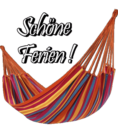 32 Fondo transparente Schöne Ferien Alemán Mensajes 